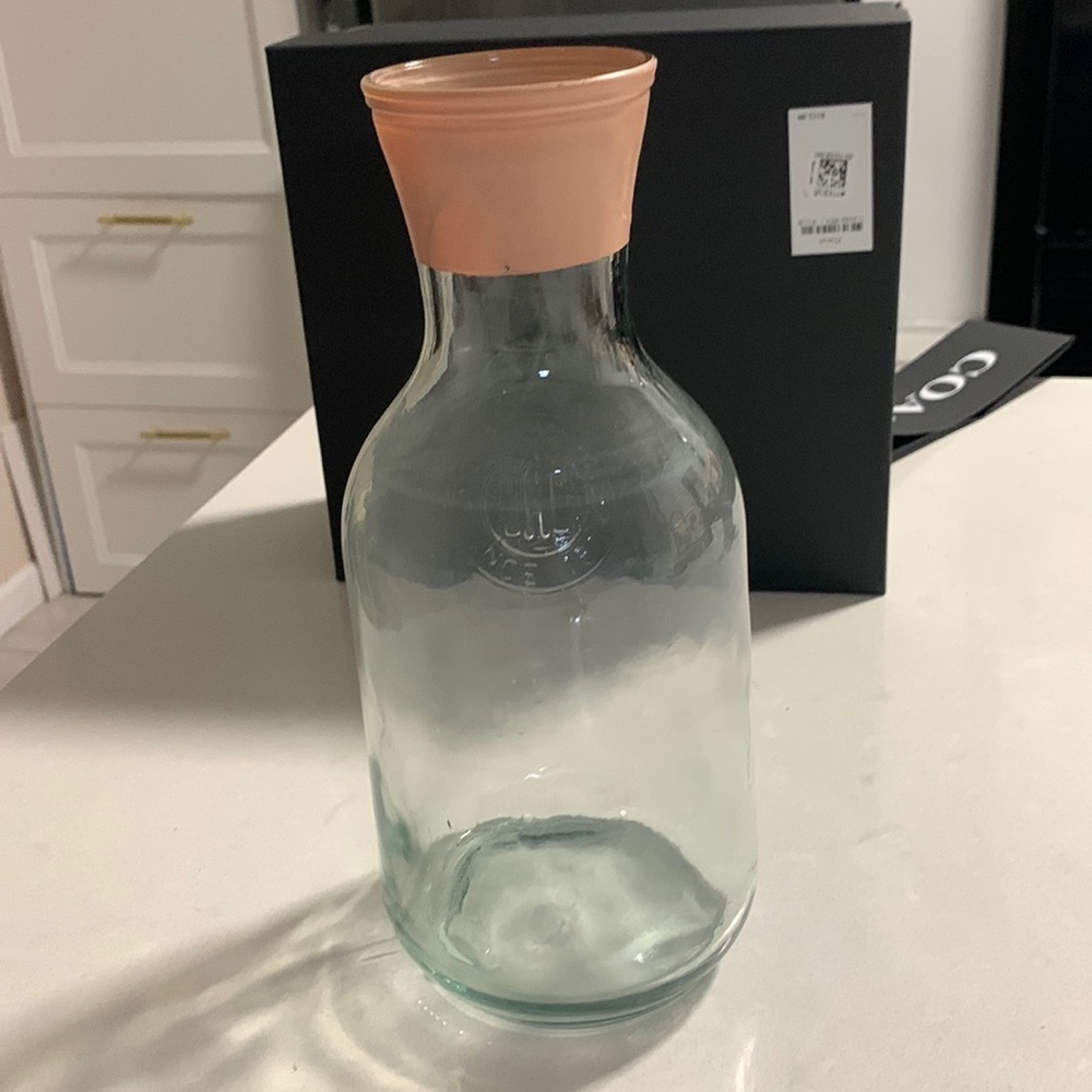 VINTAGE Paul Masson Carafe Pitcher 10.5” H and 4” Diameter  "Since 1852"